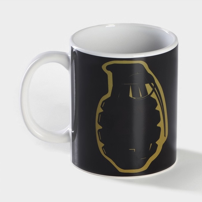 Кружка-хамелеон керамическая Доляна &laquo;Вооружение&raquo;, 350 мл