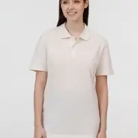 Рубашка поло унисекс Pulse, молочно-белая, размер S