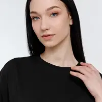 Футболка оверсайз унисекс Big Haul, черная, размер M