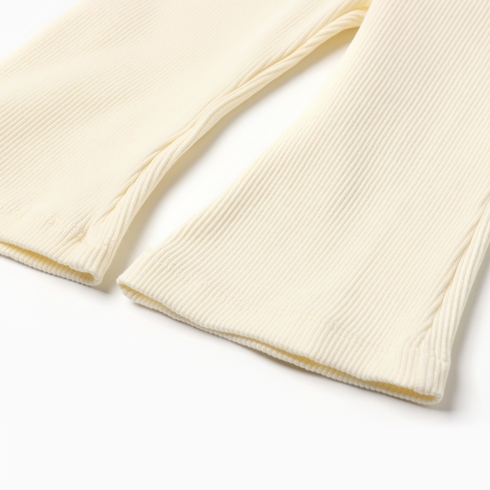 Брюки (клеш) для девочки MINAKU, цвет айвори, рост 74-80 см