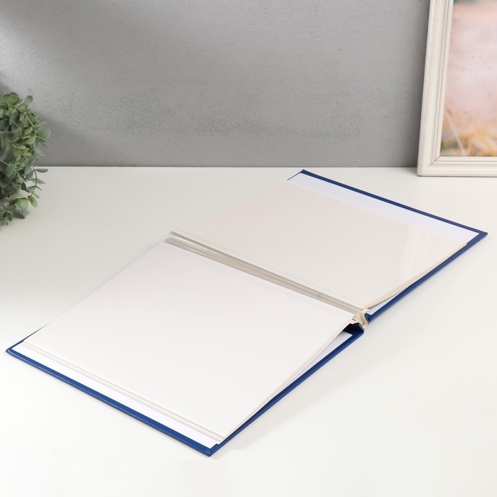 Фотоальбом магнитный 20 листов "Гармония" синий 32,5х2,5х33,5 см