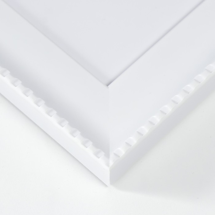 Фоторамка пластик "МИРАМ" 30х40 см, 641761 белый (пластиковый экран)