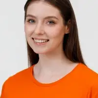 Футболка E190 женская красная, размер 3XL