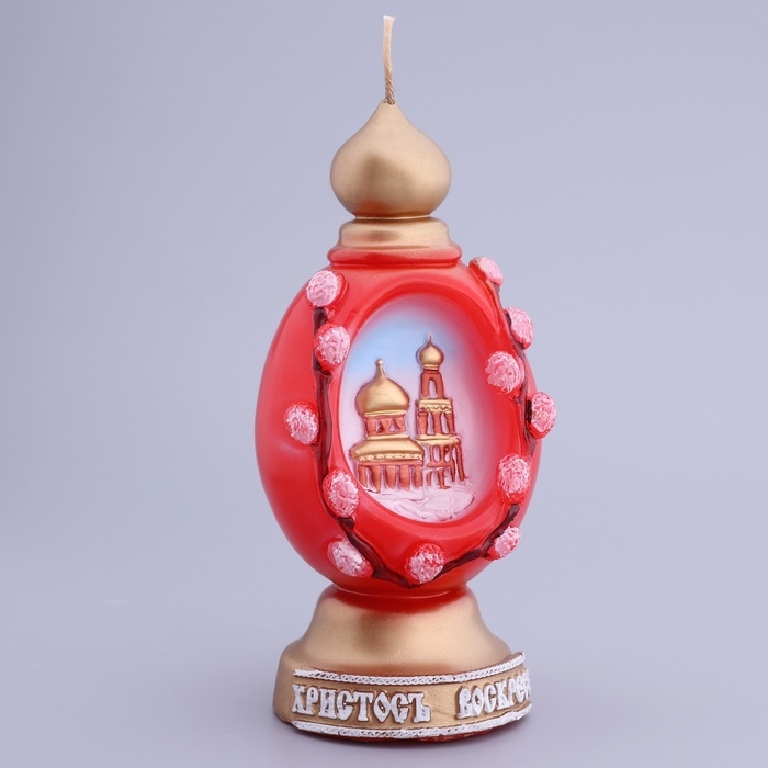 Декоративная свеча &laquo;Пасхальное яйцо с храмом&raquo;&raquo;