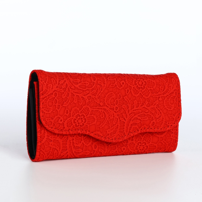 Кошелёк женский на магните, цвет красный Кошелёк женский на магните, цвет красный