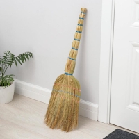 Веник трёхпрошивной «Сорго», 330 г, 90 см, цвет МИКС Веник трёхпрошивной «Сорго», 330 г, 90 см, цвет МИКС