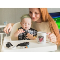 Прорезыватель силиконовый на держателе «Кит», Крошка Я Прорезыватель силиконовый на держателе «Кит», Крошка Я