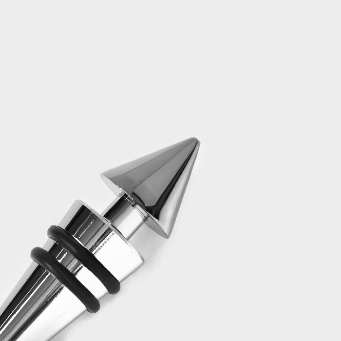 Набор для вина в кейсе Доляна «Бутылка», 5 предметов: пробка, кольцо, каплеуловитель, штопор, нож для срезания фольги Набор для вина в кейсе Доляна «Бутылка», 5 предметов: пробка, кольцо, каплеуловитель, штопор, нож для срезания фольги