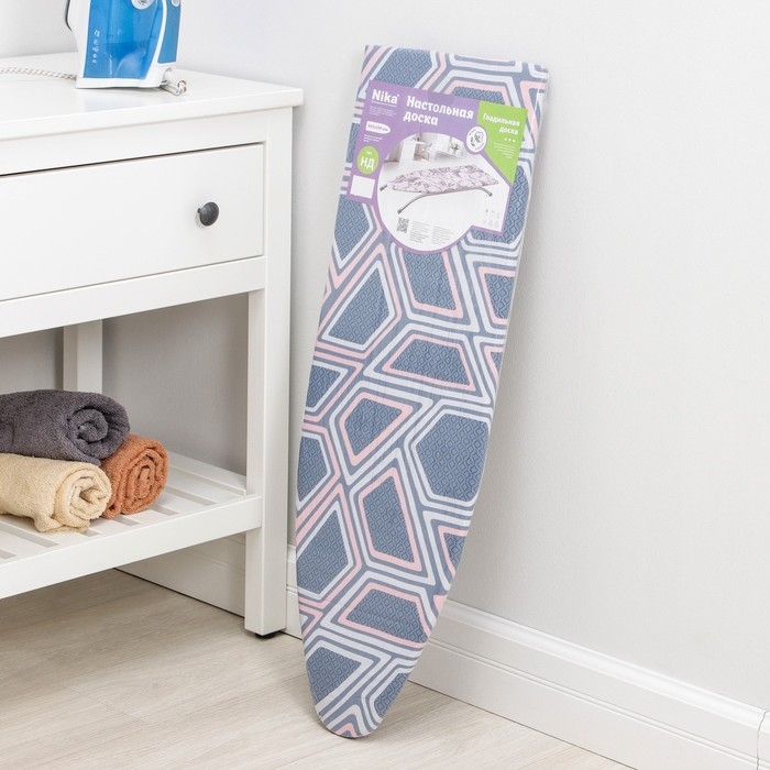 Доска гладильная настольная Nika, 85&times;29 см, ДСП, нерегулируемая высота, микс