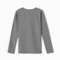 Лонгслив для девочки, цвет тёмно-серый, рост 170 см