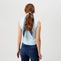 Платок женский MINAKU р-р 70*70 см, цвет синий Платок женский MINAKU р-р 70*70 см, цвет синий