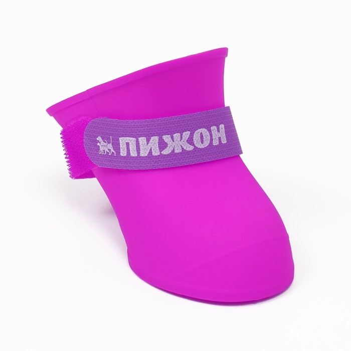 Сапоги резиновые Пижон, набор 4 шт., р-р М (подошва 5 Х 4 см), фиолетовые Сапоги резиновые Пижон, набор 4 шт., р-р М (подошва 5 Х 4 см), фиолетовые