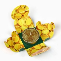 Новогодняя свеча чайная «Новый год: Микс новогодний», диам 4 см Новогодняя свеча чайная «Новый год: Микс новогодний», диам 4 см