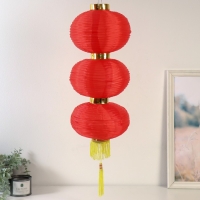 Сувенир текстиль, металл "Три китайских фонарика" 20х20х55 см Сувенир текстиль, металл "Три китайских фонарика" 20х20х55 см