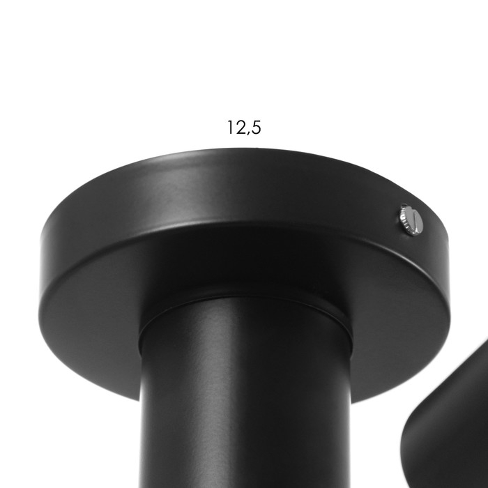 Люстра потолочная "Орион" 6х60Вт Е27 Цвет: Черный