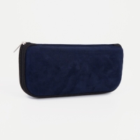 Футляр для очков на молнии, длина 16,5 см, цвет тёмно-синий Футляр для очков на молнии, длина 16,5 см, цвет тёмно-синий
