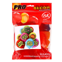 Шар латексный 12" &laquo;С ДР! Комиксы!&raquo;, пастель, 1-сторонний, набор 25 шт., МИКС