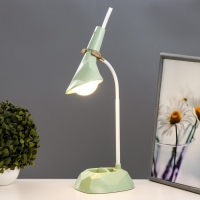 Настольная лампа "Делсер" LED 3Вт USB АКБ зелёный 14х13х39 см RISALUX Настольная лампа "Делсер" LED 3Вт USB АКБ зелёный 14х13х39 см RISALUX