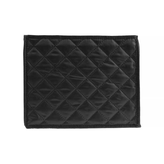 Органайзер в багажник автомобиля, складной, стеганый, оксфорд, 38&times;31&times;25 см, черный