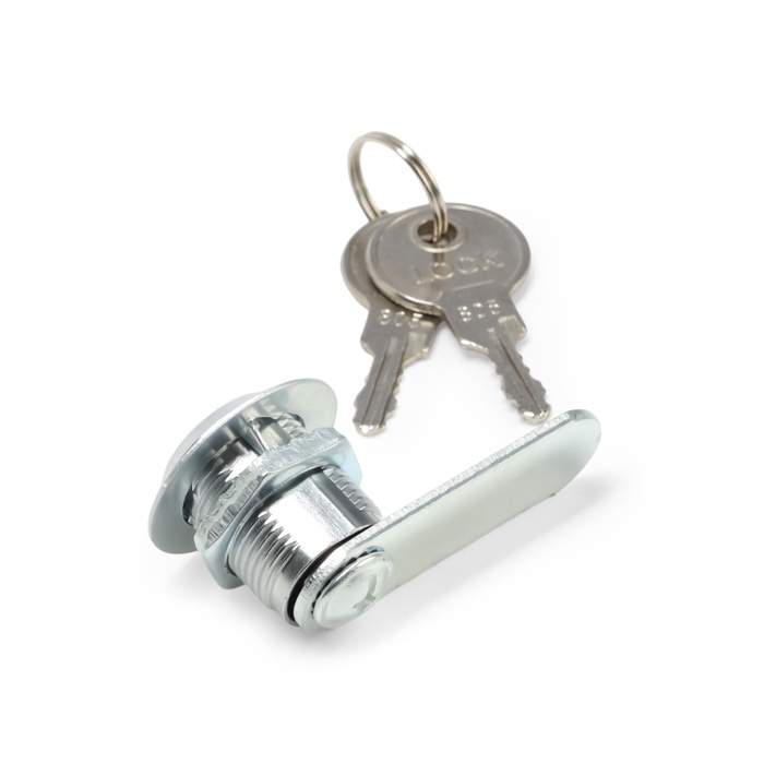 Замок почтовый ТУНДРА LC2, 17х20х50 мм, 2 английских ключа, хром Замок почтовый ТУНДРА LC2, 17х20х50 мм, 2 английских ключа, хром