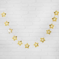 Гирлянда «Звёзды», 2,5 м, цвет золотой Гирлянда «Звёзды», 2,5 м, цвет золотой