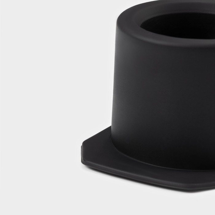 Форма для льда Доляна «Цилиндр», силикон, 21×4,5×9 см, 3 ячейки (5,5×4,5см), цвет чёрный Форма для льда Доляна «Цилиндр», силикон, 21×4,5×9 см, 3 ячейки (5,5×4,5см), цвет чёрный