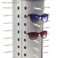 Стойка для очков вращающаяся, 36 мест с зеркалом 30×30×65 Стойка для очков вращающаяся, 36 мест с зеркалом 30×30×65