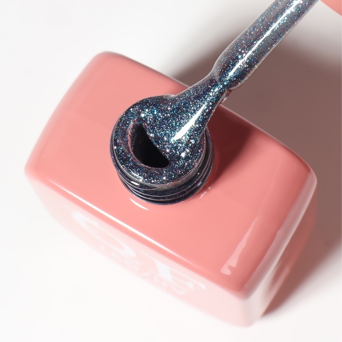 Гель лак для ногтей &laquo;CAT`S EYE SHINE&raquo;, 3-х фазный, 10 мл, LED/UV, цвет голубой (39)