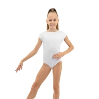 Купальник для гимнастики и танцев Grace Dance, р. 30, цвет белый
