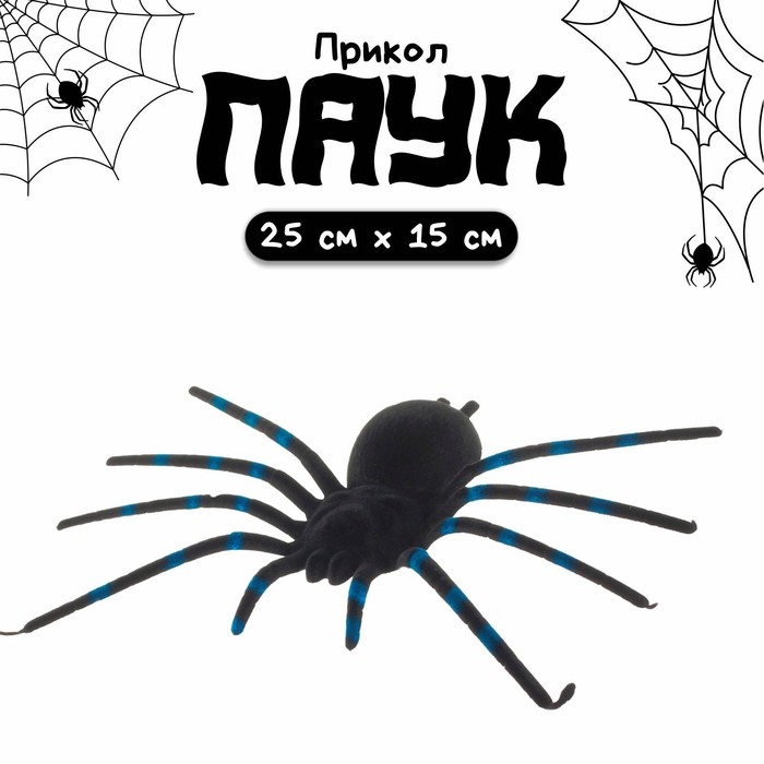 Прикол &laquo;Паук&raquo;, цвет чёрный