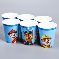 Набор бумажной посуды, на 6 персон "С днем рождения!", Щенячий патруль Набор бумажной посуды, на 6 персон "С днем рождения!", Щенячий патруль