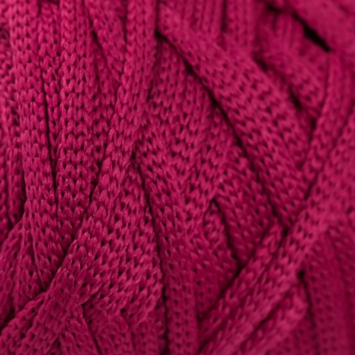 Шнур для вязания 100% полиэфир, ширина 3 мм 100м (слива)