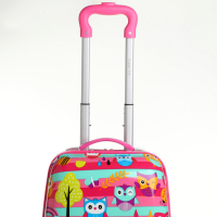 Чемодан детский 27 л (XS), HappyAnt, отдел на молнии, цвет розовый Чемодан детский 27 л (XS), HappyAnt, отдел на молнии, цвет розовый