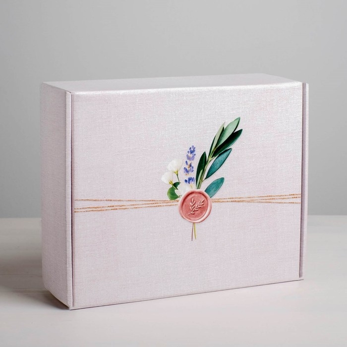 Коробка подарочная складная, упаковка, &laquo;Эко&raquo;, 27 х 21 х 9 см