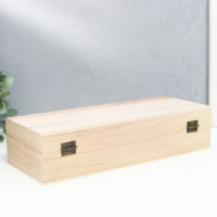 Шкатулка дерево под роспись "Прямоугольная с крючком" 24х9,5х6 см Шкатулка дерево под роспись "Прямоугольная с крючком" 24х9,5х6 см