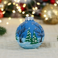 Шар "Малиновый закат", 80 мм., в подарочной упаковке Шар "Малиновый закат", 80 мм., в подарочной упаковке