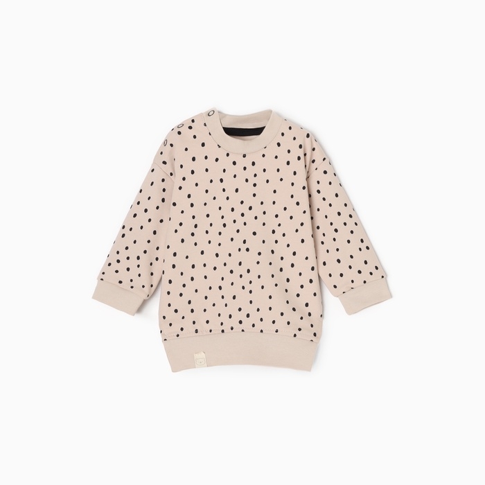 Джемпер Крошка Я Джемпер Крошка Я "Киса", рост 74-80 см, бежевый