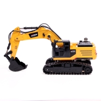 Машинка радиоуправляемая «Стройка», экскаватор, металлический ковш, аккумулятор, световые, звуковые и дымовые эффекты Машинка радиоуправляемая «Стройка», экскаватор, металлический ковш, аккумулятор, световые, звуковые и дымовые эффекты