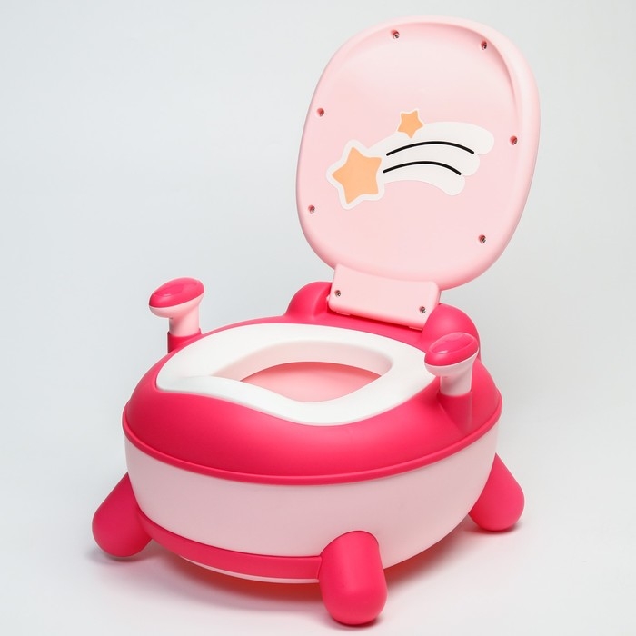 Горшок детский &laquo;Звезда&raquo;, цвет розовый