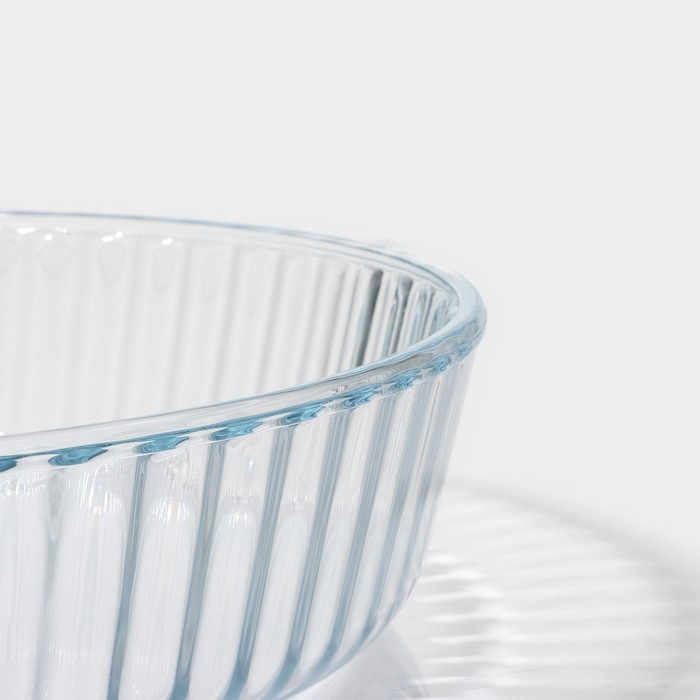 Форма для запекания и выпечки из жаропрочного стекла круглая Доляна, 2 л Форма для запекания и выпечки из жаропрочного стекла круглая Доляна, 2 л