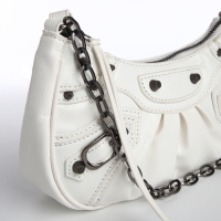 Сумка женская кросс-боди, на молнии, цвет белый Сумка женская кросс-боди, на молнии, цвет белый