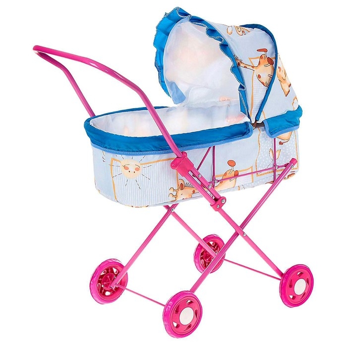 Коляска кукольная № 3, цвета МИКС Коляска кукольная № 3, цвета МИКС
