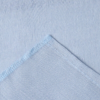 Штора-тюль для кухни Witerra Лен 140х180см, голубой , вуаль, пэ100%