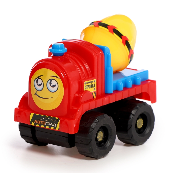 Набор машин «Весёлая стройка», инерционные, в наборе 4 шт., цвет МИКС Набор машин «Весёлая стройка», инерционные, в наборе 4 шт., цвет МИКС
