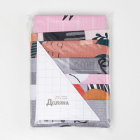 Набор кухонных полотенец Доляна Сats 35х60см-7шт, 100% хлопок