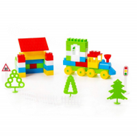 Конструктор &laquo;Строитель&raquo;, 129 деталей