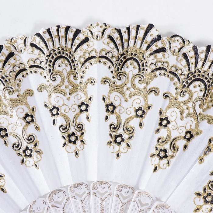 Веер пластик, текстиль Веер пластик, текстиль "Греция" МИКС 22 см