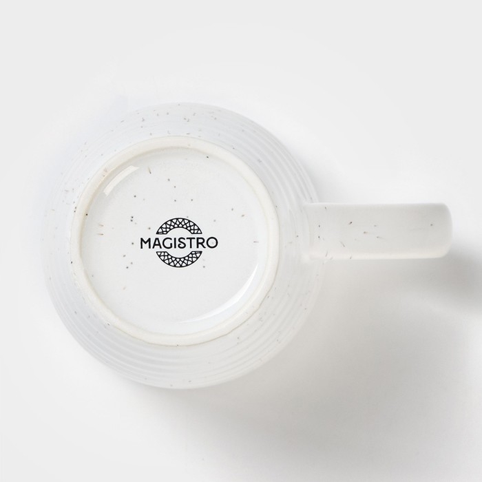 Кружка фарфоровая Magistro Urban, 320 мл, цвет белый Кружка фарфоровая Magistro Urban, 320 мл, цвет белый