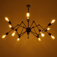 Люстра "Краб" E27 12х40Вт черный 80х80х100 см BayerLux Люстра "Краб" E27 12х40Вт черный 80х80х100 см BayerLux