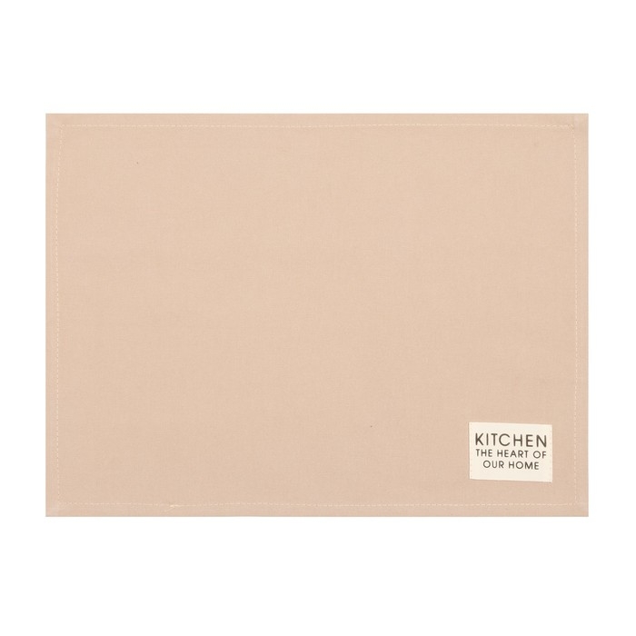 Набор салфеток Этель Kitchen, цвет бежевый, 30х40 см - 2 шт, 100% хлопок, саржа 220 г/м2